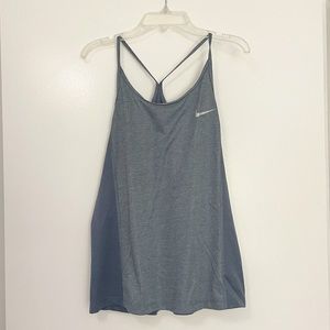 Nike Blue Mesh Tank Top